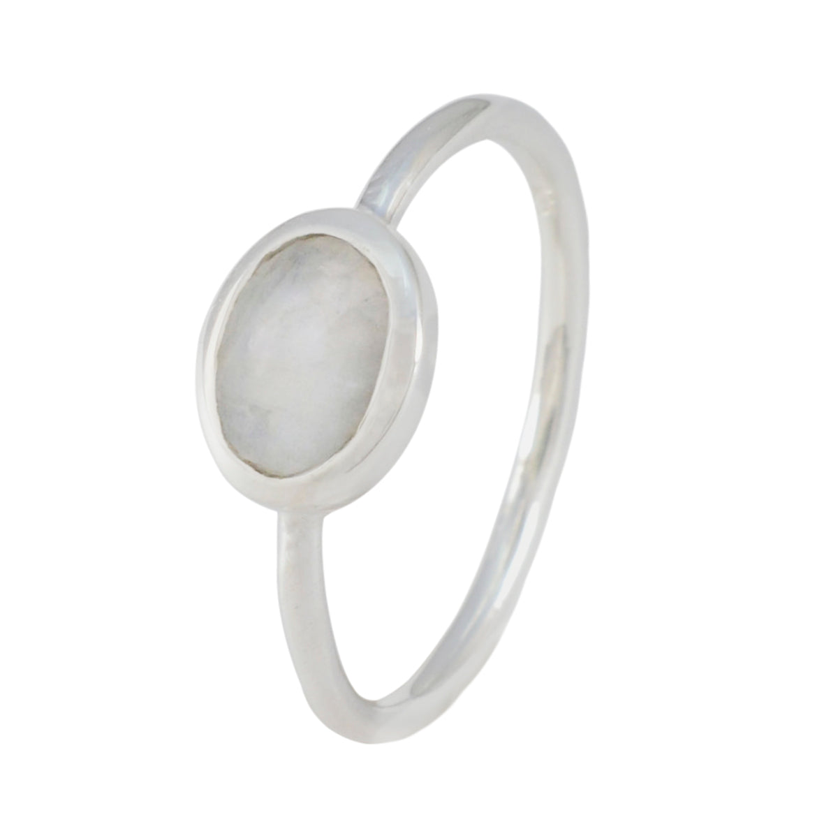 Josephine Feminine White Solitaire Ring