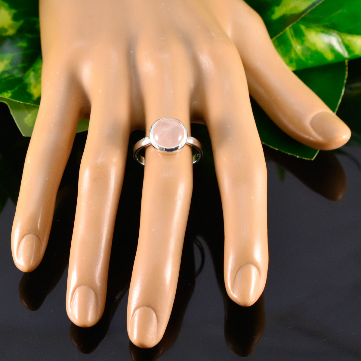 Amanda Glamorous Pink Solitaire Ring