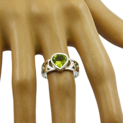 Natalie Engagement Green Solitaire Ring