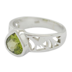Natalie Engagement Green Solitaire Ring