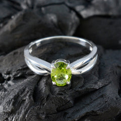 Julia Sophisticated Green Solitaire Ring