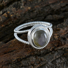 Isadora Rope-Wire Grey Solitaire Ring