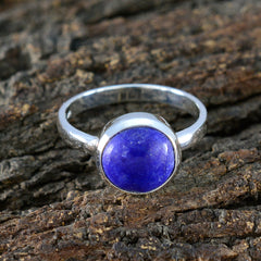 Evelyn Romantic Blue Solitaire Ring