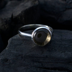 Amelia Glamorous Brown Solitaire Ring