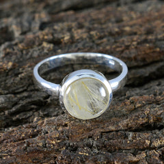 Genesis Sophisticated Golden Solitaire Ring