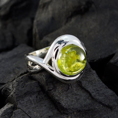 Micaela Luxurious Green Solitaire Ring