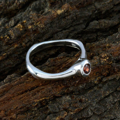 Hanna Sophisticated Red Solitaire Ring