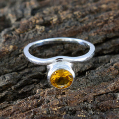 Li Lee Fairytale Yellow Solitaire Ring