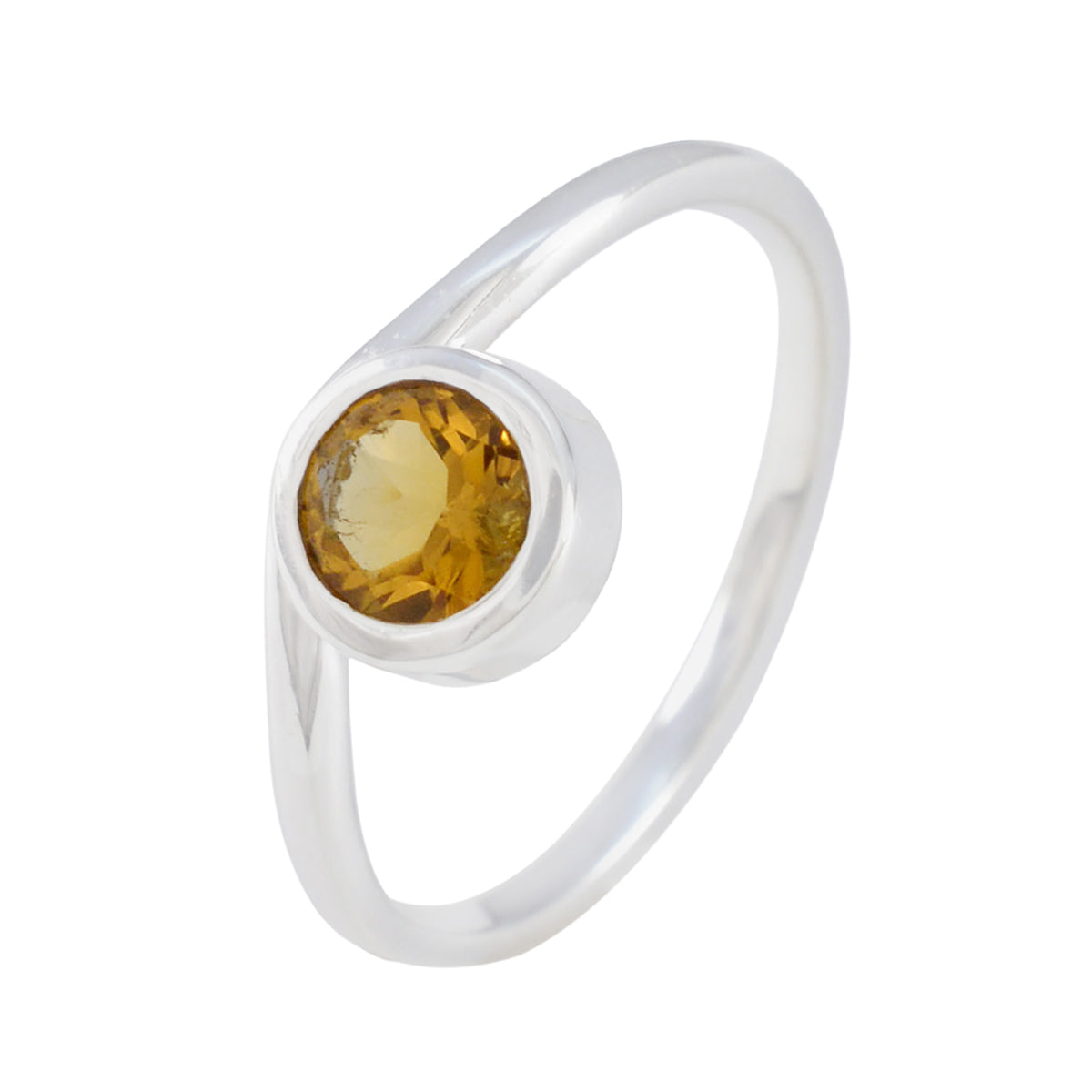 Li Lee Fairytale Yellow Solitaire Ring