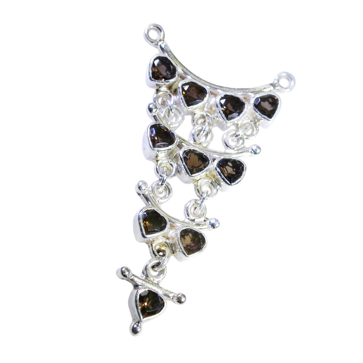 Hazel Pendant with Gemstones | Riyo India Statement Jewelry