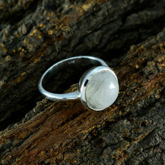 Isabel Romantic White Solitaire Ring