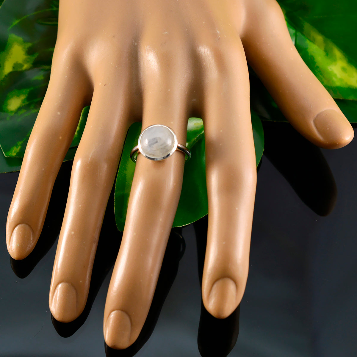Isabel Romantic White Solitaire Ring