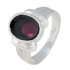 Lakshmi Solitaire Ring with Elegant Silver Setting