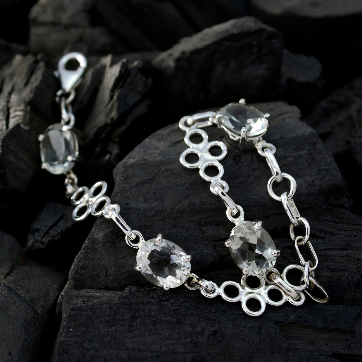 Aisha Light Green Gemstone Bracelet for Everyday Glam