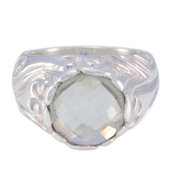 Liyana Light Green Solitaire Ring with Elegant Design