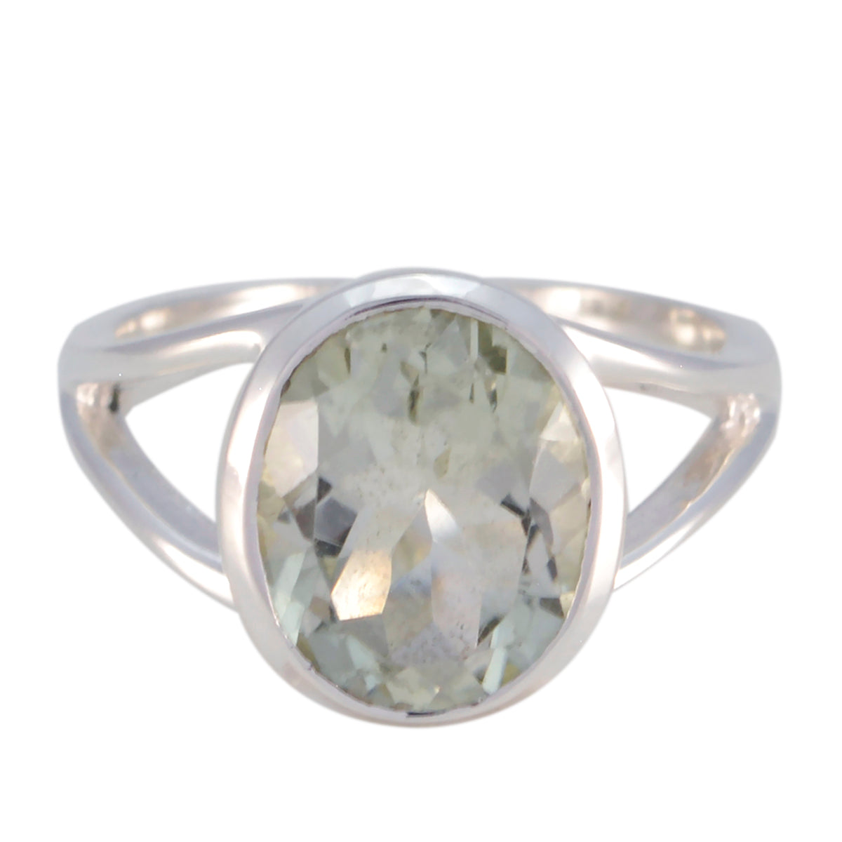 Hanna Cultural Light Green Solitaire Ring