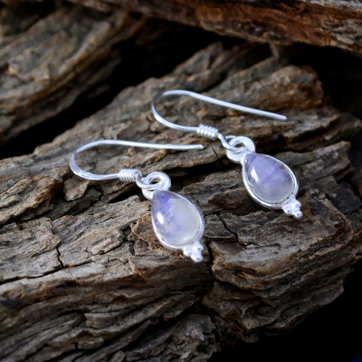 Lourdes White Earrings for Everyday Glam