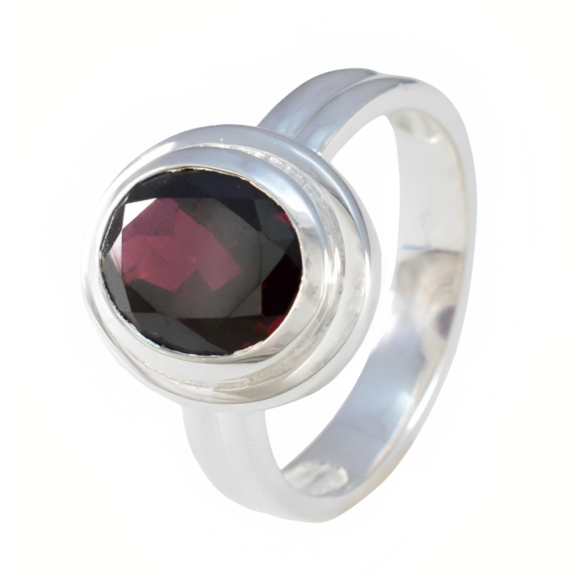 Renata Luxurious Red Solitaire Ring