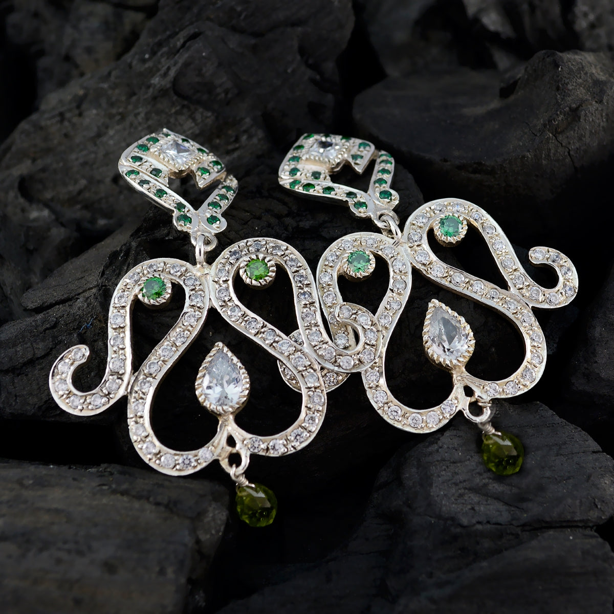 Natcha Multicolor Stud Earrings for Everyday Glam