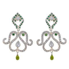 Natcha Multicolor Stud Earrings for Everyday Glam Multi CZ multicolor Stud
