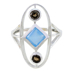 Zazlle Multicolor Trilogy Ring India - Stylish Gemstone Jewelry Multi Stone Multicolor