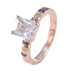 Hua Purple Halo Engagement Ring with Sparkling Gemstones