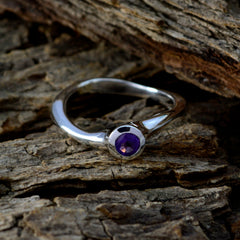 Hina Romantic Purple Solitaire Ring