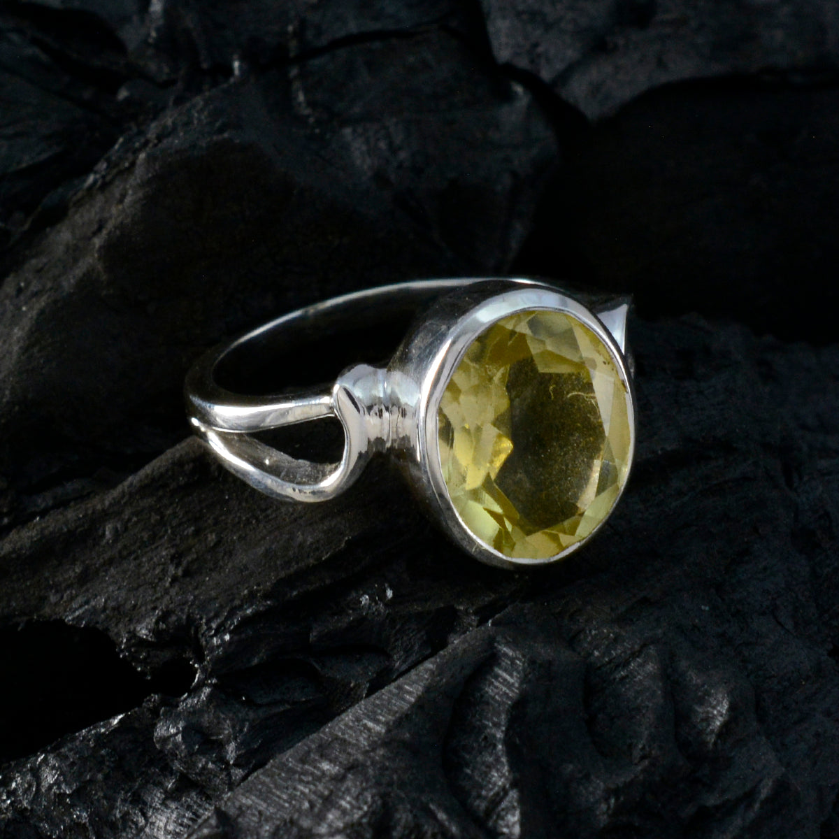Putri Yellow Solitaire Ring for Everyday Glam