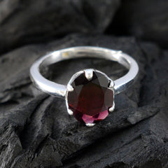Nari Sophisticated Red Solitaire Ring