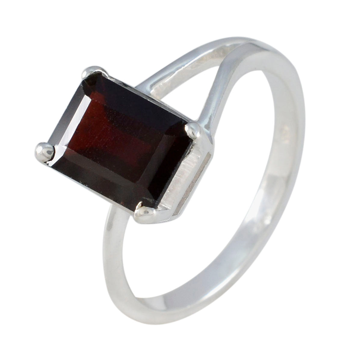 Mei Sophisticated Red Solitaire Ring
