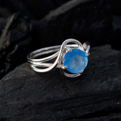 Eun-ji Romantic Blue Solitaire Ring
