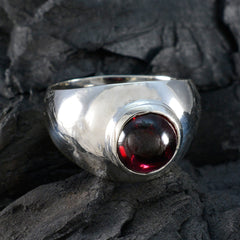 Milagros Romantic Red Solitaire Ring