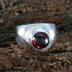 Milagros Romantic Red Solitaire Ring