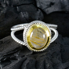 Grace Rope-Wire Golden Solitaire Ring