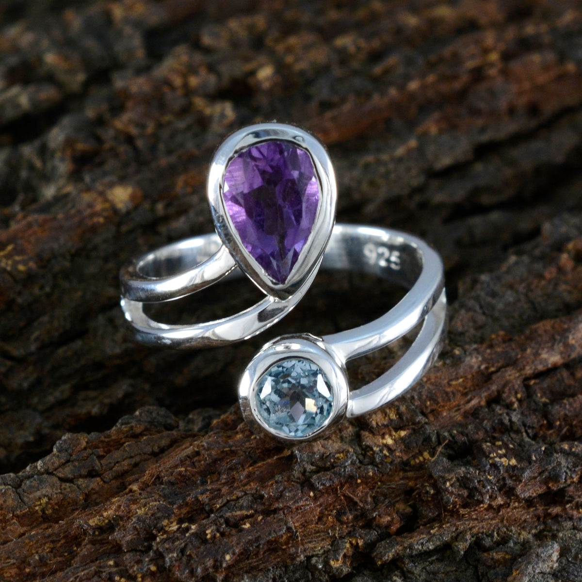Aisha Toi Et Moi Multicolor Ring with Gemstones