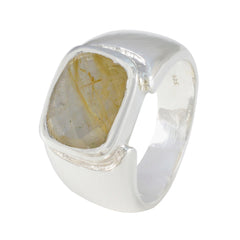 Riya Trendy Golden Solitaire Ring with Gemstone Accent