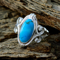 Alejandra Rope-Wire Turquoise Solitaire Ring