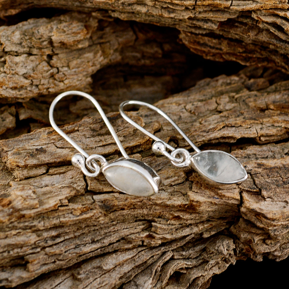 Valentina White Dangle Earrings for Everyday Glam