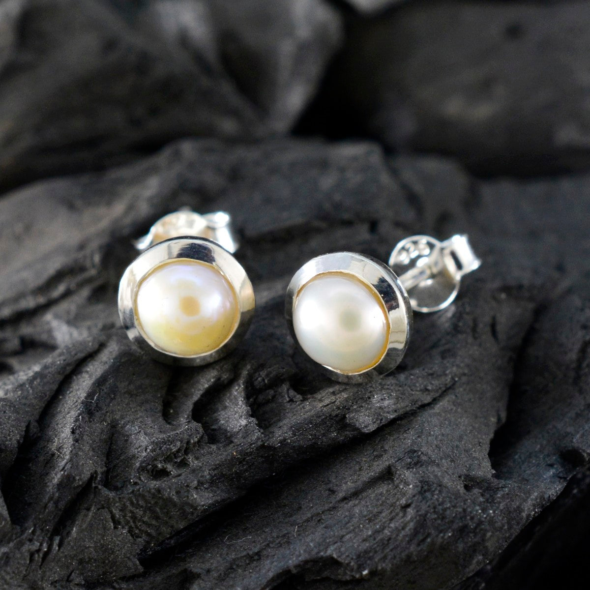 Micaela White Solitaire Stud Earrings for Every Occasion