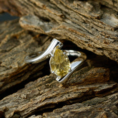 Nari Engagement Yellow Solitaire Ring
