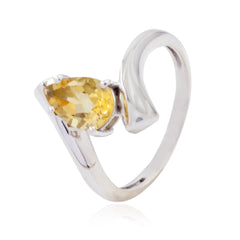 Nari Engagement Yellow Solitaire Ring