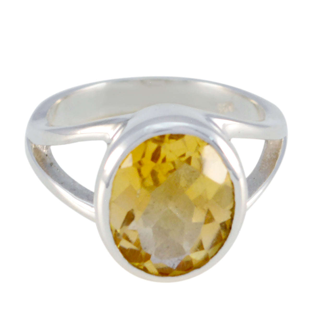 Carla Artisan Yellow Solitaire Ring