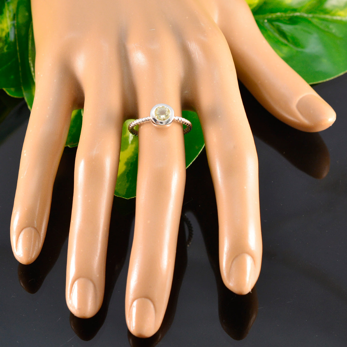 Hina Fairytale Yellow Solitaire Ring