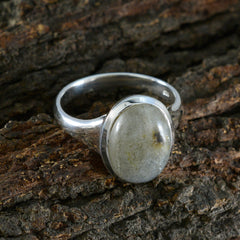 Layla Traditional Grey Solitaire Ring
