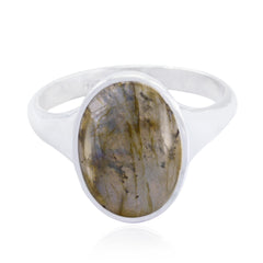 Layla Traditional Grey Solitaire Ring