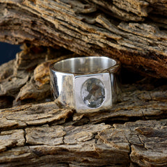 Pauline Armor Light Green Solitaire Ring