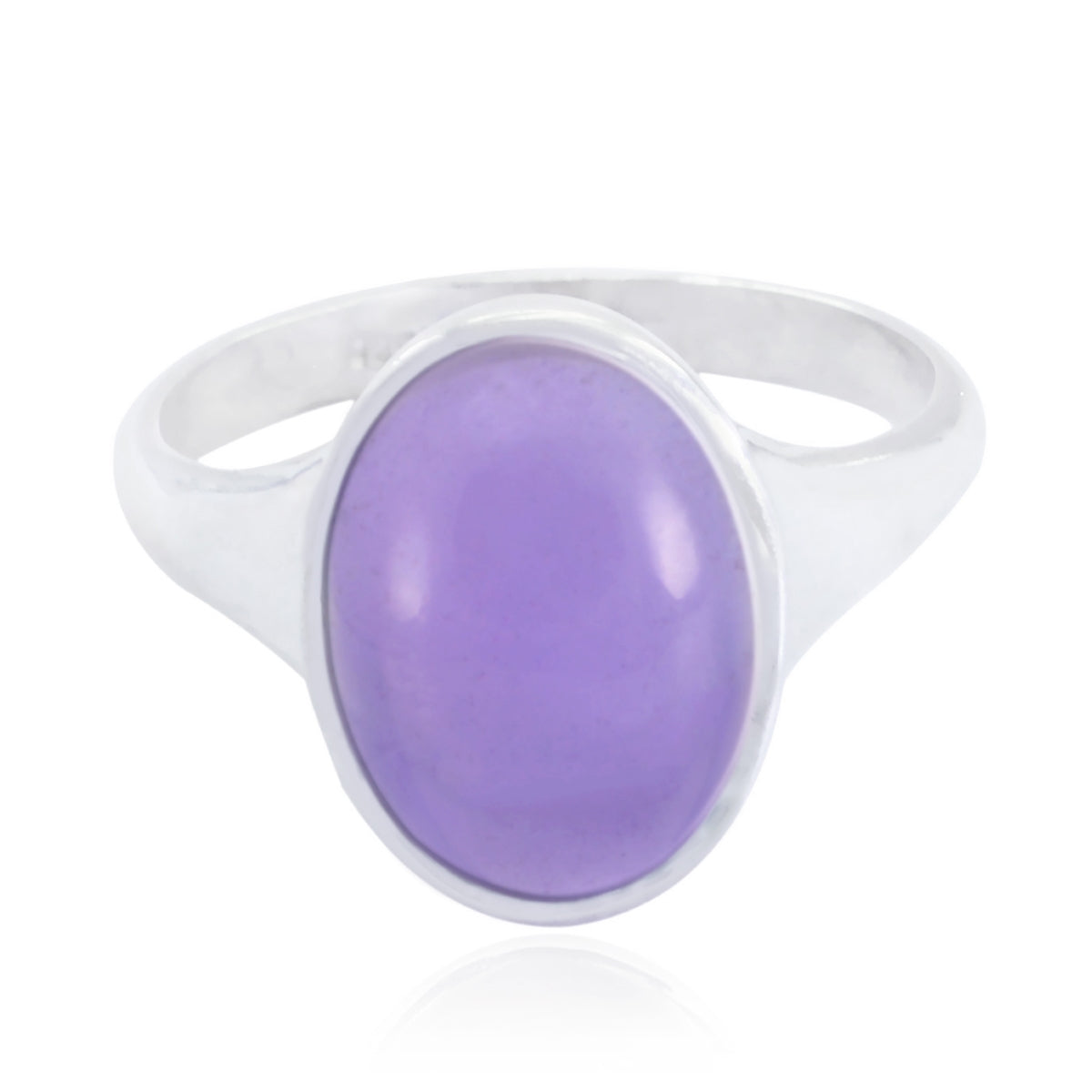 Micaela Abstract Purple Solitaire Ring