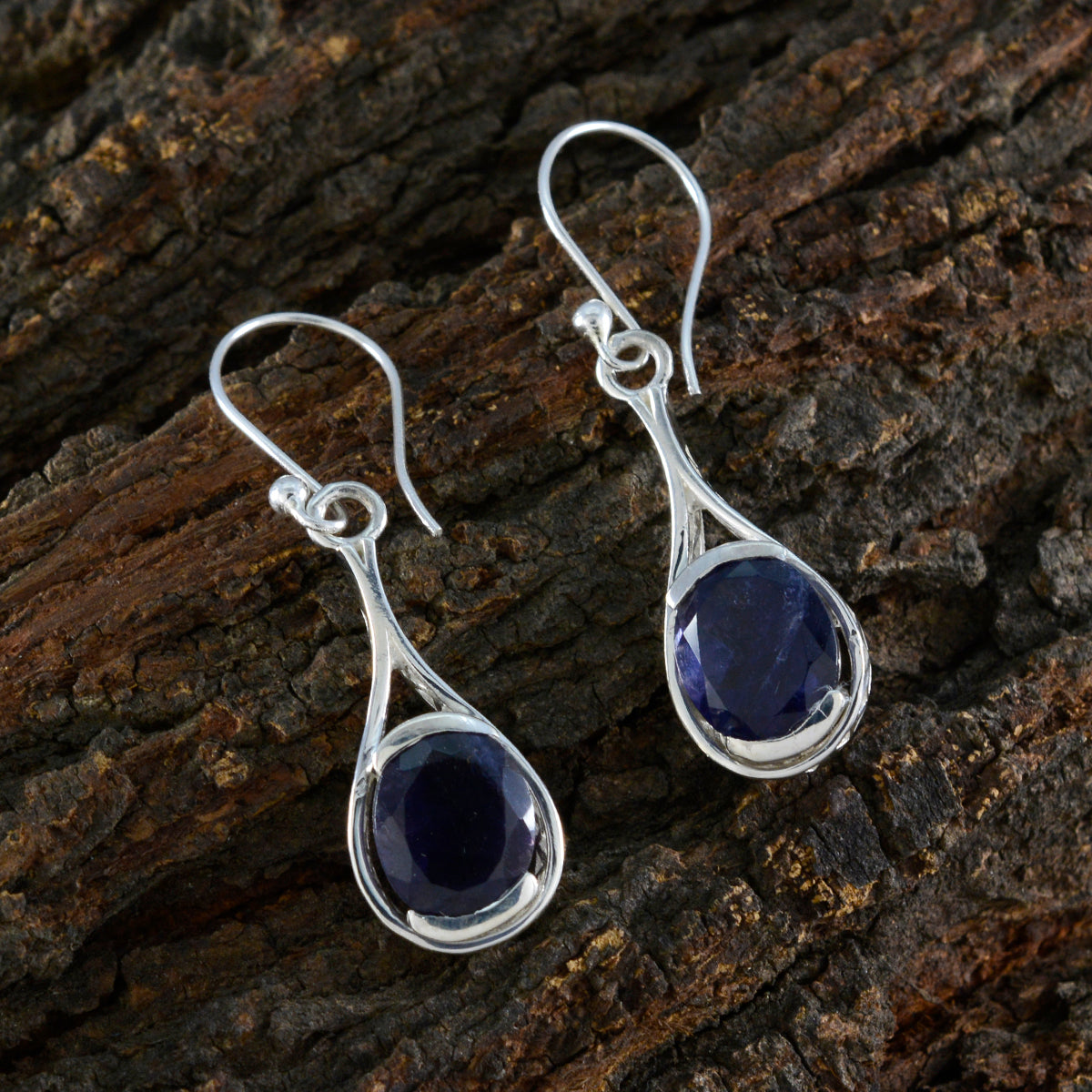 Camilla Solitaire Dangle Earrings with Elegant Design