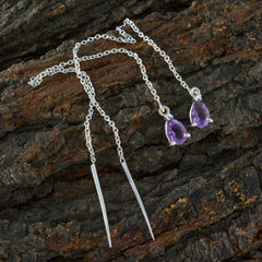 Natalie Solitaire Dangle Earrings India - Elegant Glam