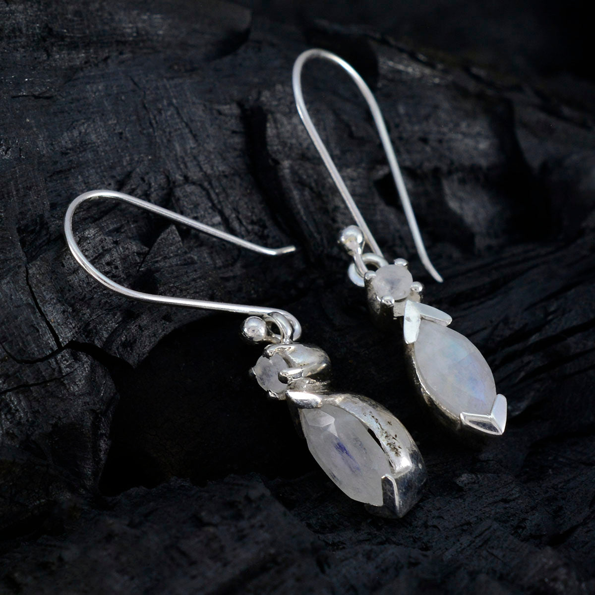 Natalie Toi et Moi Dangle Earrings - Elegant Gemstone Design